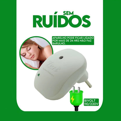 Repelente de Pernilongos, Mosquitos e Baratas - Eletrônico Ultrassônico Paixão Verde