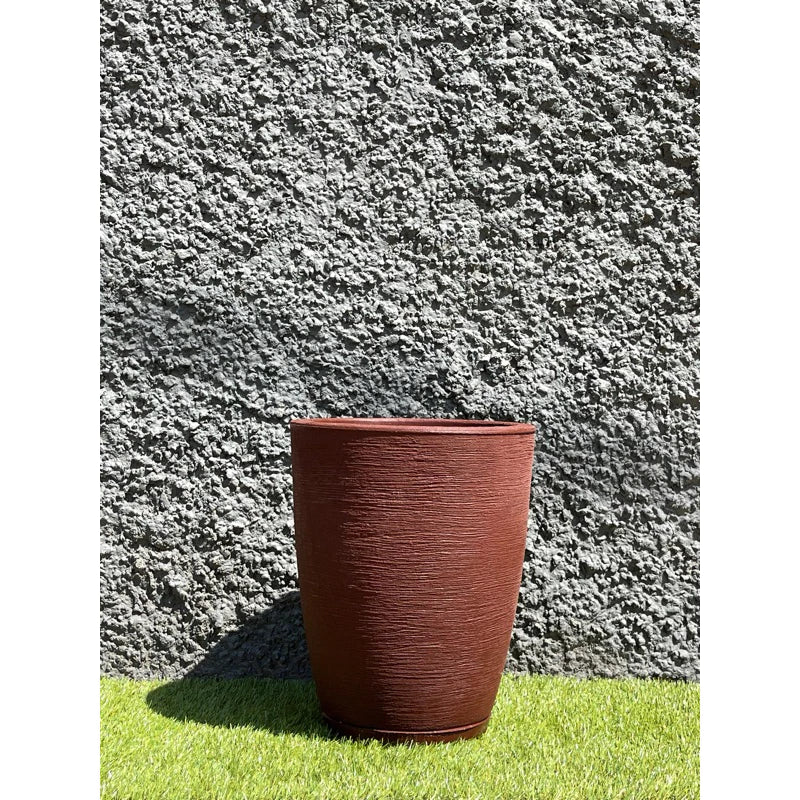 Vaso para plantas com design escovado- Paixão Verde