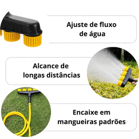 Bocal de mangueira para irrigação com Ajuste de Fluxo de Água - AquaBloom