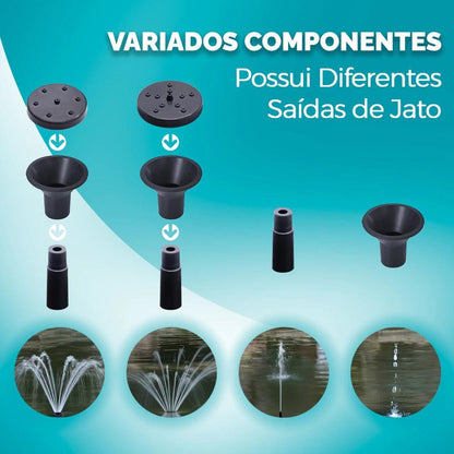 Mini Fonte chafariz Solar - WaterPlant™