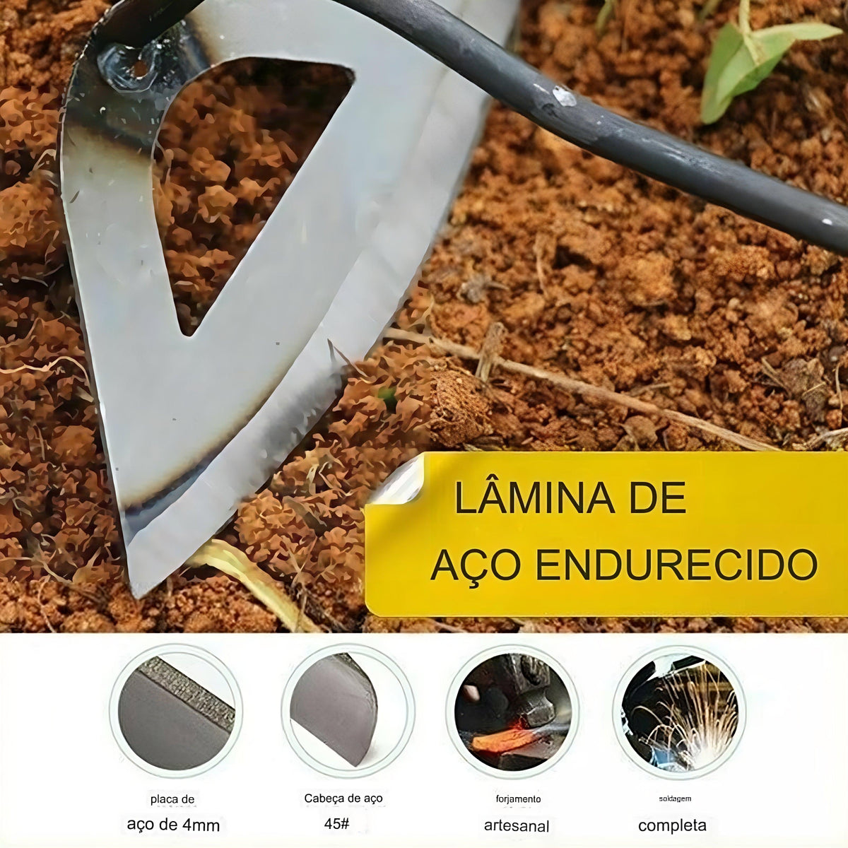 Enxada Para Remoção 10x Mais Preciso e Fácil - BladePlant™ - Paixão Verde | Loja Online