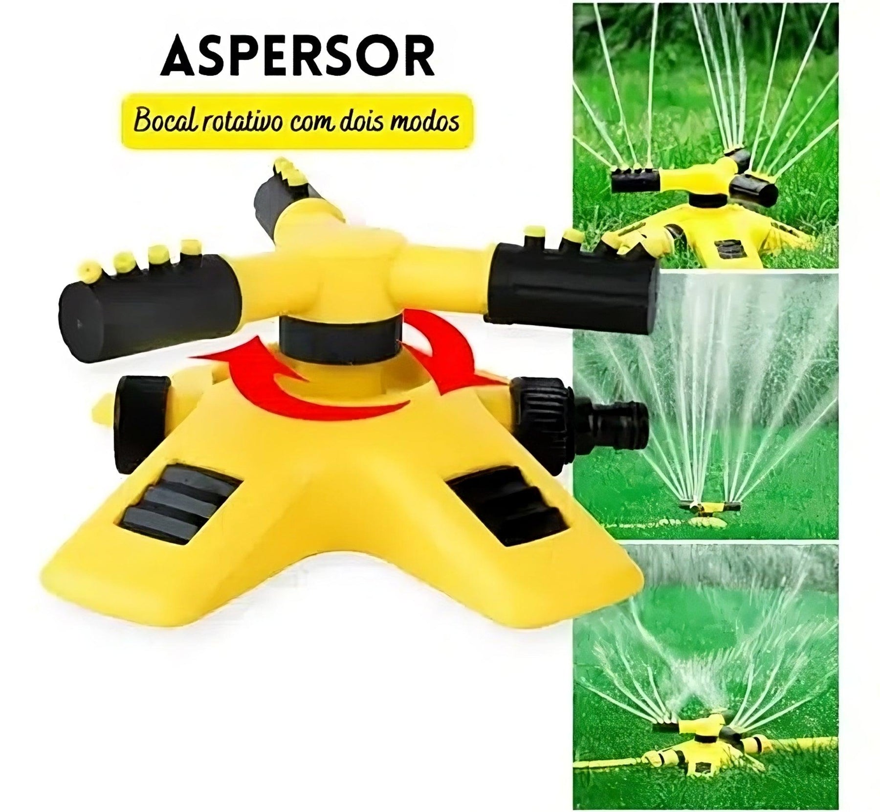 Aspersor Irrigacão Para Horta Econômico Sprinkler 360° - Paixão Verde | Loja Online