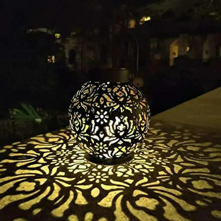 Luminária Candeeiro Solar com LED Decorativo à Prova de Água