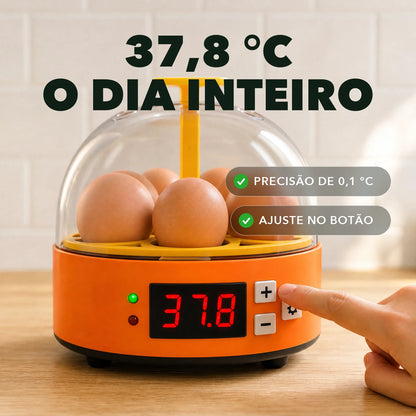 Chocadeira 6 Ovos - NinhoVivo™ Paixão Verde
