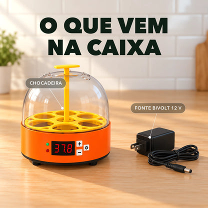 Chocadeira 6 Ovos - NinhoVivo™ Paixão Verde