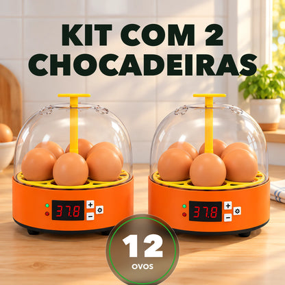 Chocadeira 6 Ovos - NinhoVivo™ Paixão Verde
