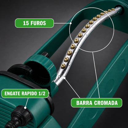 Irrigador Oscilante para Gramado - RegaTotal™ Paixão Verde