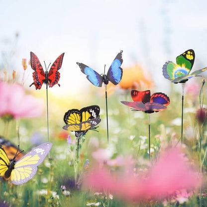 Borboletas Coloridas Decorativo Enfeite para Jardim - Paixão Verde | Loja Online
